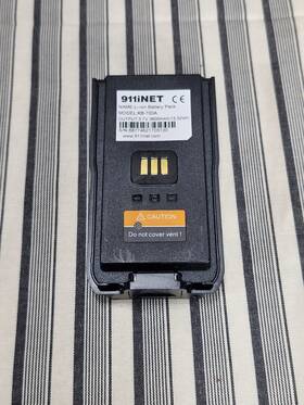 911inet Kb-700a Li-ion Battery 3.7v 3600mah For Gp700 Two Way Radio Used