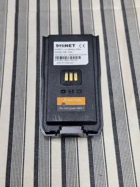 Kb-700a 911inet Li-ion Battery 3.7v 3600mah For Gp700 Two Way Radio Used