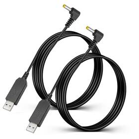 Anina Ubxc-2323 2pcs Usb Power Supply Charger Cable Compatible With Yaesu Radio Walkie