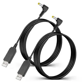 Ubxc-2323 Anina 2pcs Usb Power Supply Charger Cable Compatible With Yaesu Radio Walkie
