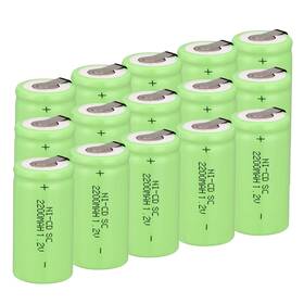 Anmas Rucci 602251031903 Odstore Ni-cd Rechargeable C Battery Sub 1.2v 2200mah Batteries Size 16-p