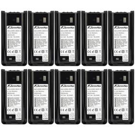 Arrowmax 10ps-akcl0069-2600-d 10 Packs Replace Battery For Kenwood Nx-1200 Nx-240 Nx-340m2 Tk-2200p