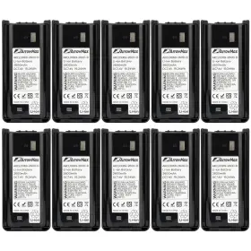 10ps-akcl0069-2600-d Arrowmax 10 Packs Replace Battery For Kenwood Nx-1200 Nx-240 Nx-340m2 Tk-2200p