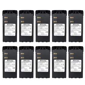 10ps-amcm9008-2500-d Arrowmax 10 Packs Amcm9008-1600-d Battery For Motorola Ht750 Ht1250 Gp328 Gp338