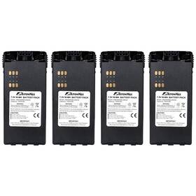 Arrowmax 4ps-amcm9008-2500-d 4 Packs Amcm9008-1600-d Battery For Motorola Ht750 Ht1250 Gp328 Gp338