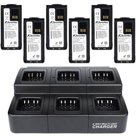 Arrowmax Cb6-amcl4809-2850-d Arrowax Cb6-amcl4809-2850 Battery And Charger Combo Compatible With Motorola R7