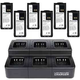 Cb6-amcl4809-2850-d Arrowmax Arrowax Cb6-amcl4809-2850 Battery And Charger Combo Compatible With Motorola R7