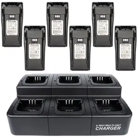 Cb6amcl44972500d Arrowmax Battery And Charger Combo For Motorola Cp200 Mototrbo Cp200d Ep450