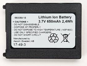 Ascom 660089/1b Original Battery For A51 A/p71 Pti Uhf Li-ion New