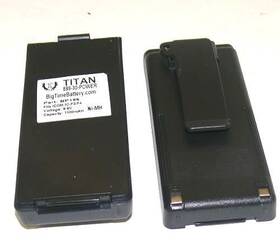 Banshee 840894122859 2x Titan New Bp-195 Bp-196 Battery Fr Icom Ic-a4 F3 F3s F4 T2 T2a Ni-cd