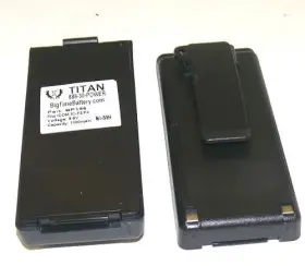 Bp-196 Banshee 840894122859 2x Titan New Bp-195 Battery Fr Icom Ic-a4 F3 F3s F4 T2 T2a Ni-cd