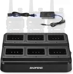 Uv-5r Baofeng 313019753707 Six Way Charger Multi Unit Station