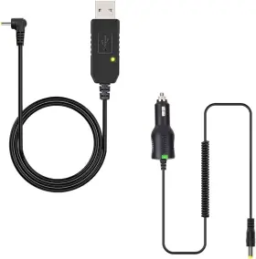 Ar-152 Baofeng 726084775558 Usb And Car Charger Cable For Uv-5r Uv-s9 Uv-82 Batteries