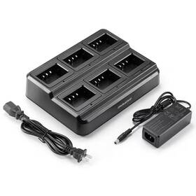 Baofeng 744110560763 Uv-5r Six Way Charger Multi-unit Station