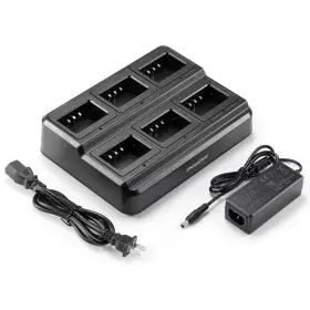 Uv-5r Baofeng 744110560763 Six Way Charger Multi-unit Station