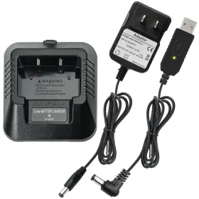 Uv-5r Baofeng 756790995643 Bf-f8hp Charger Base Ham Two-way Radio 100v-240v With Us A