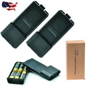Uv-5rer Baofeng 2x 6aa Battery Case Pack For Radio Uv5r Plus Uv5rb Uv5re Tyt Th-f8