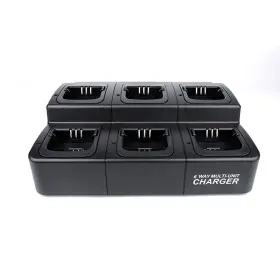 Bm6r4138-120-v4 Bommeow 6 Unit Bank Charger Compatible With Motorola Cp200 Cp200d Ep450 Pr400