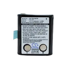 Cs-tsx100tw Cameron Sino Two-way Radio Battery For Doro Tsx-bp Trisquare Wt86 Tsx100 Tsx300 800mah Ni-mh