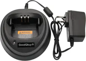 Charg-moto3688  Cp200 Charger Compatible With Motorola Cp340 Cp360 Cp380 Cp040 Cp140 Nntn4