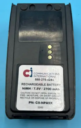 Cii-npa9x Ci Communications International Rechargeable Li-ion Battery 7.2v