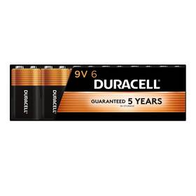 Duracell 041333045559 Coppertop 9v Battery 6 Count Pack Of 1 -