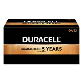 Duracell Durmn1604bkd - Coppertop 9v Alkaline Batteries 12 Count Pack Of 1 Black/copper