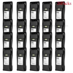 Nntn4497cr Ebl 709445121690 20pcs Battery Nimh 2500mah For Motorola Nntn4970a Cp200d