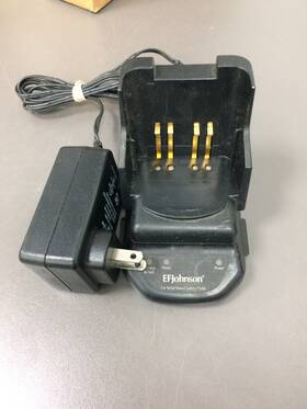 Ef Johnson 585-5100-235 Desktop Charger 585-5100- 235 W Power Cube For 51sles Handheld Radio
