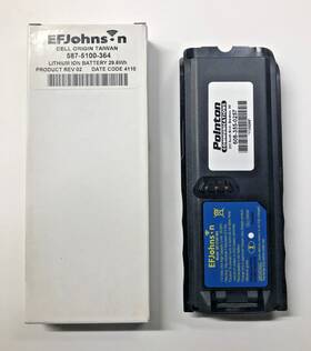 Ef Johnson 587-5100-364 7.5v Ultra High Capacity Li-ion Battery New Oem