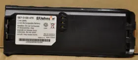 587-5100-470 Ef Johnson Li-ion Rechargeable Battery 7.4v/28wh