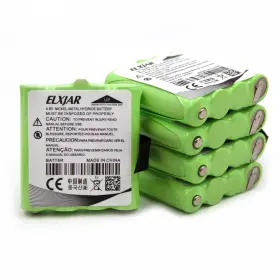 Avp8 Elxjar 723508476091 5-pack 4.8v 700mah Ni-mh Battery Packs Replacement For Midland Lxt Ser