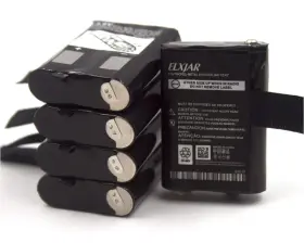 M53617 Elxjar 723508476183 5 Pk 3.6v 700mah Aaa Ni-mh Rechargeable Battery For Motorola Gmrs/frs