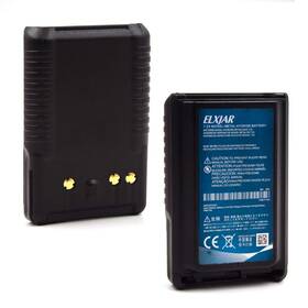Elxjar 723508476237 2-pack 7.2v 1200mah Fnb-v106 Ni-mh Battery Replacement For Yaesu Vertex Sta