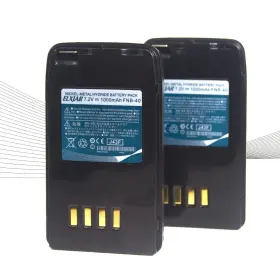 Ft-10r Elxjar 723508476244 2-pack 7.2v 1000mah Fnb-41 Ni-mh Battery For Yaesu Vertex Ft-10 Ft-4