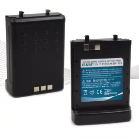 Ic-t7h Elxjar 723509655280 2-pack 7.2v 1100mah Bp-173 Ni-mh Battery Pack Replacement For Icom Ic-