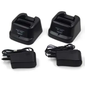 Bc-144n Elxjar 735209401876 2-pack Bc-137 Desktop Charger For Icom Ic-v82 Ic-u82 Ic-a6 Ic-a6e I