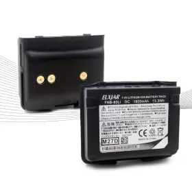 Fnb-58 Elxjar 735209402057 2-pack 7.4v 1800mah Li-ion Two-way Radio Battery Replacement For Yaesu
