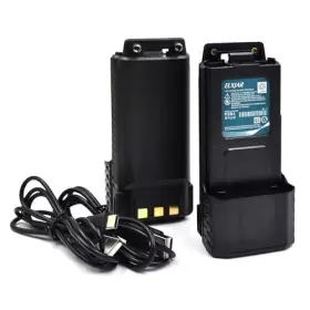 Uv-5rx3 Elxjar Bl-5t 2 X 2600mah Bl-5 Battery For Baofeng Uv-5r Uv-5rtp Plus Bf-f8hp