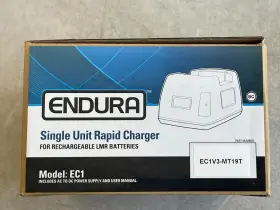 Ec1v3-mt19t Endura Ec1 Single Unit Rapid Charger Lmr Batteries New