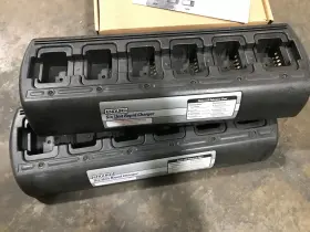 Twc6m Endura Lot Of 2 Six Unit Rapid Charger No Power Adapter