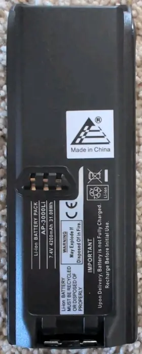 Tw-baamonntn9862 Expertpower 7.4v 4200mah Motorola Radio Battery Pack 2x Available
