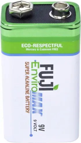4600bp1 Fuji Enviromax 9-volt Super Alkaline Battery White 1 Ea