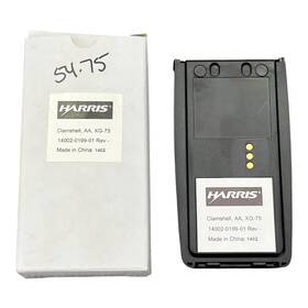 Harris 14002-0199-01 Black Clamshell Aa Battery Case Pack Holder Xg-75 Radio