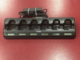 14035-1800-02 Harris Multi-bay Portable Radio Charger Model Digital Display