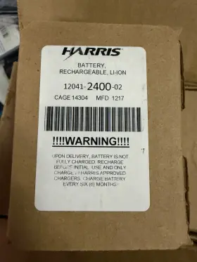 14304-12041-2400-02 Harris Genuine Prc 152 Radio Li-ion Rechargeable Battery 14304-2400-02 7.0 Ah