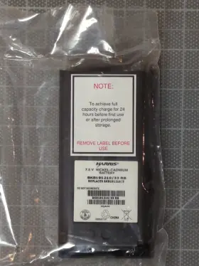 Bg-bp1912-1 Harris Bkb191210/33 Battery- 7.5 V / 1500 Mah Product Priced To Sell