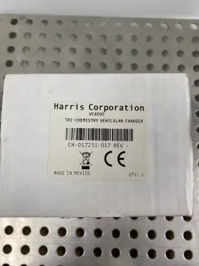 Ch-017231-017 Harris Tri-chemistry Vehicular Charger. New