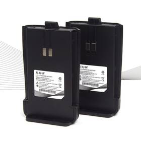 Hflexgrad 761425254309 3.7v 1000mah Li-ion Battery Replacement 2-pack Retevis Rt21 Tyt Tc-80 T5 Radios