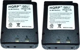 Ic-a22e Hqrp 8877731209243 2-pack Battery For Icom Ic-a3 Ic-a3e Ic-a22 Cm-166 Bp-166 Two-way Radio